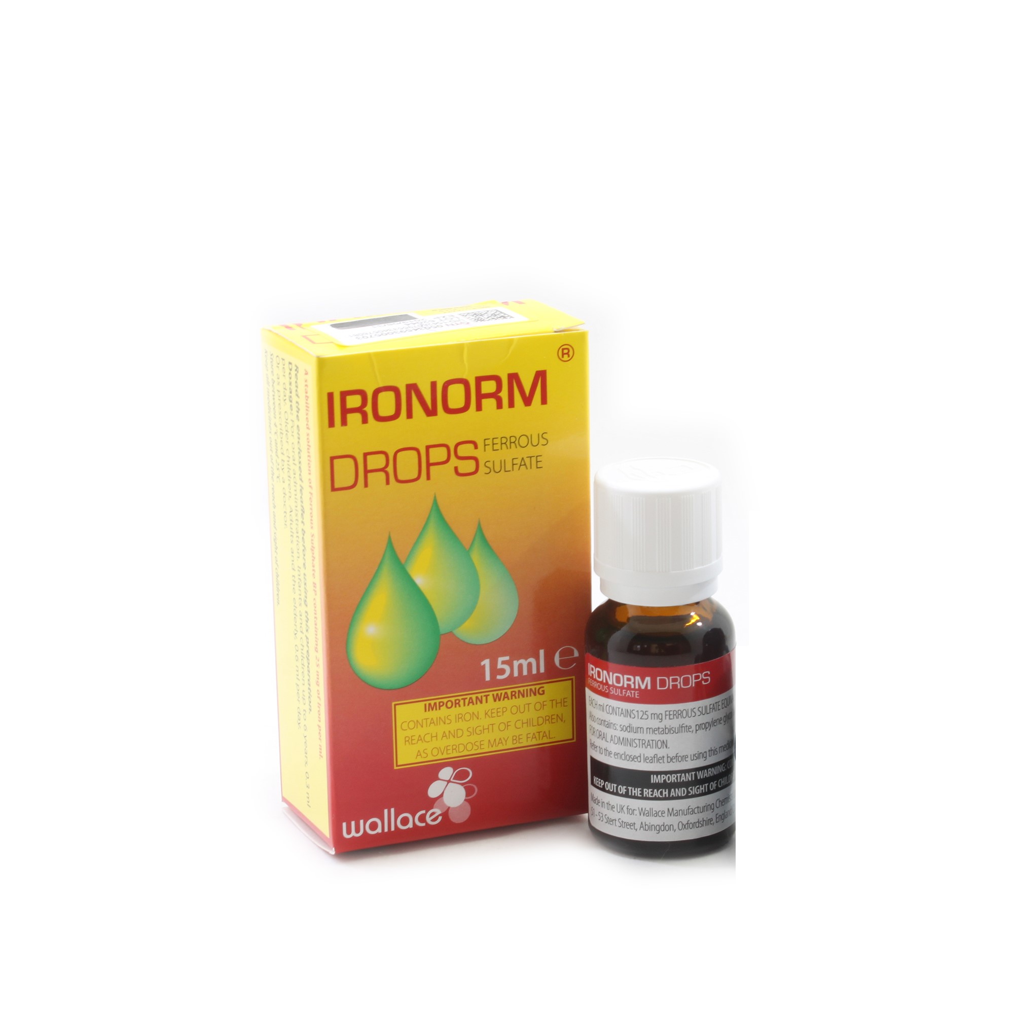 قطره خوراکی آیرونرم فروس سولفات IRONORM DROPS